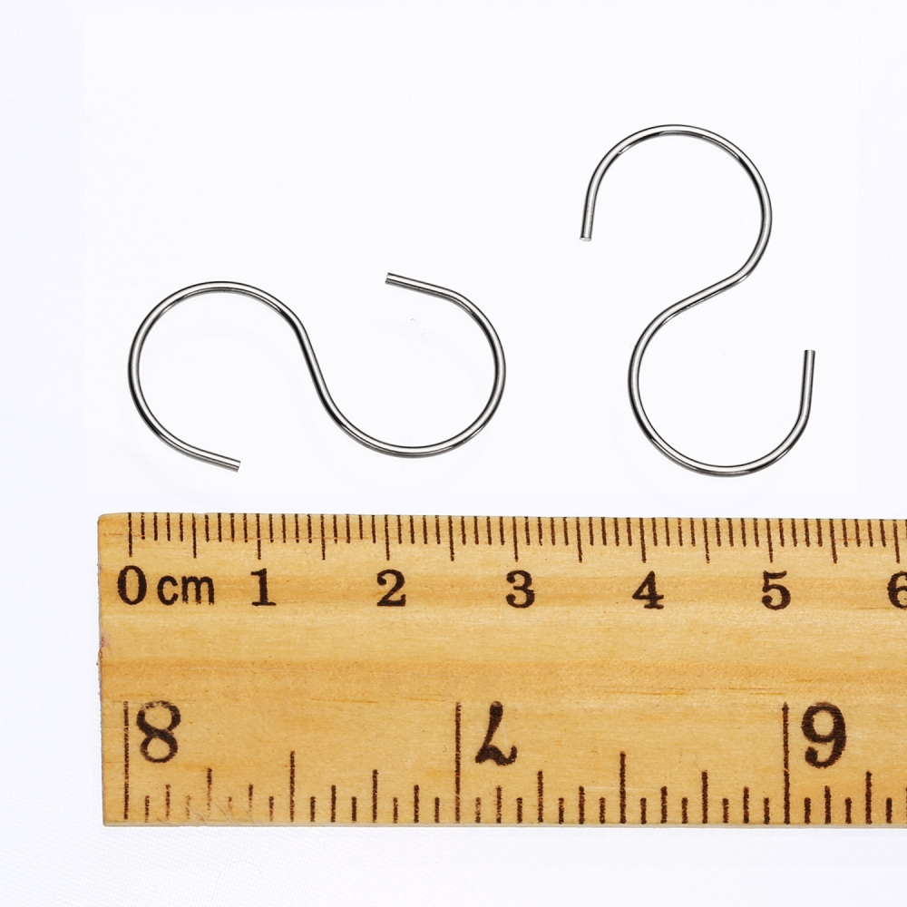 Shappy 100 Pieces Mini S Hooks Connectors Sshaped Wire Hook with